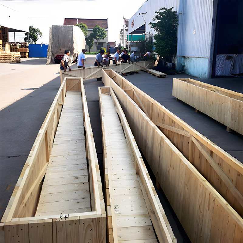 Caja de Madera Maciza Para Embalaje de Equipos Grandes
